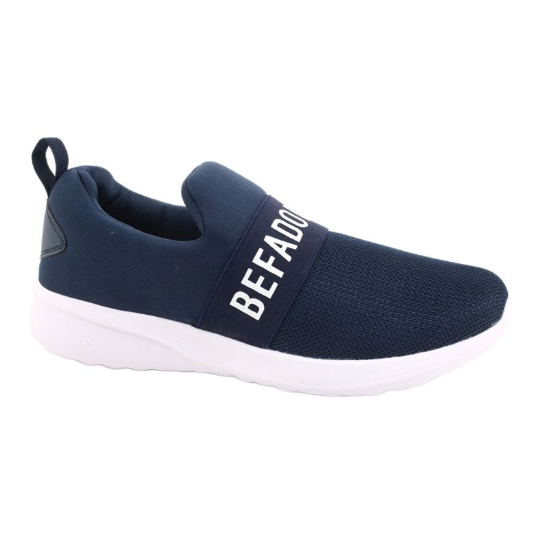 Pantofi pentru tineret Befado 516Q082 alb albastru marin 1