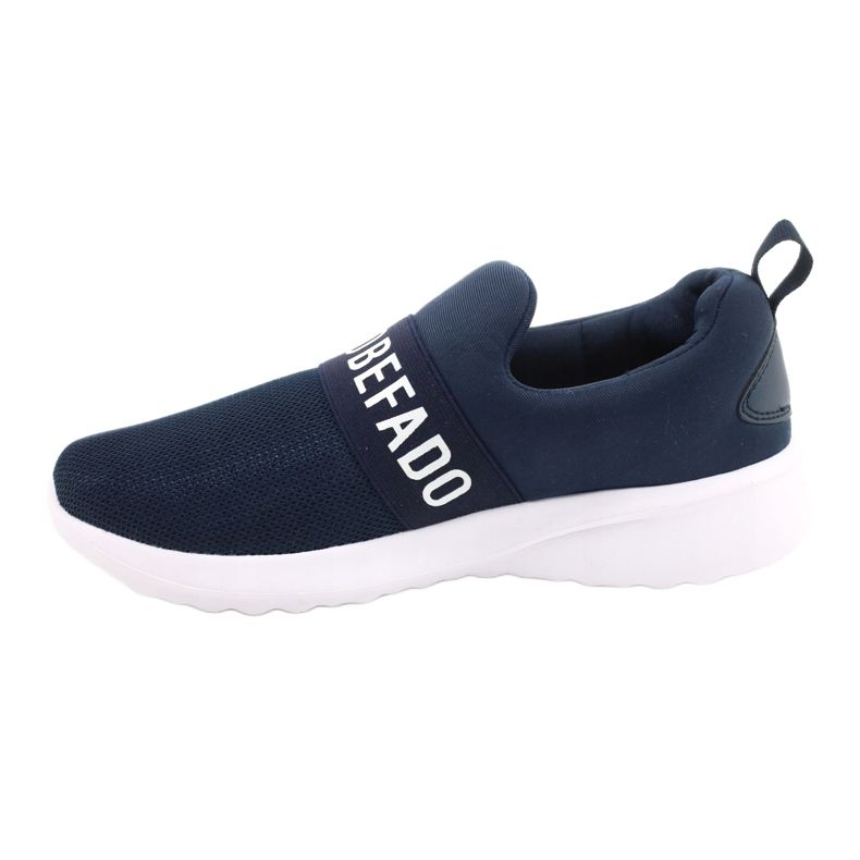 Pantofi pentru tineret Befado 516Q082 alb albastru marin 2