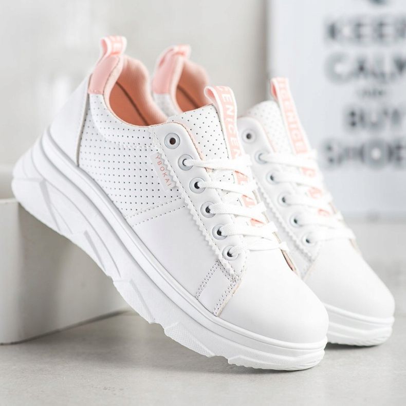 SHELOVET Adidași pe platforma albă Nice 1