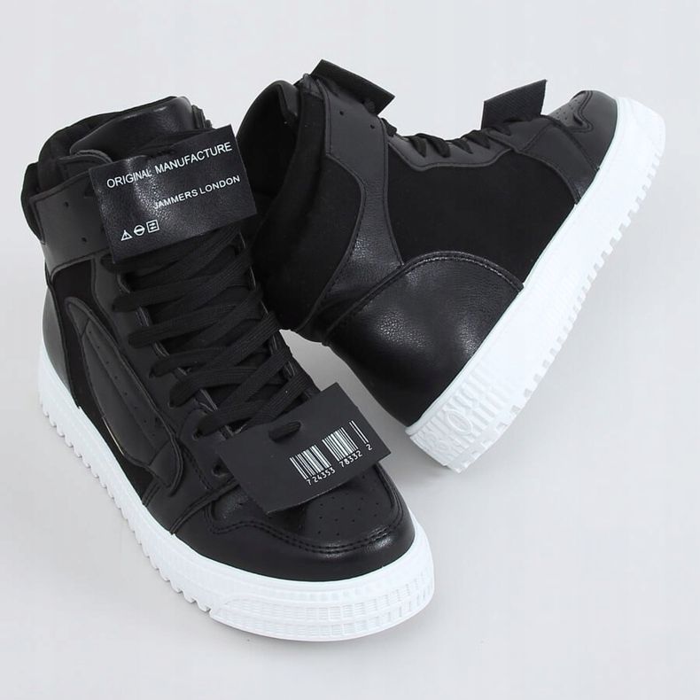 Adidași negri LA139P Negru 1