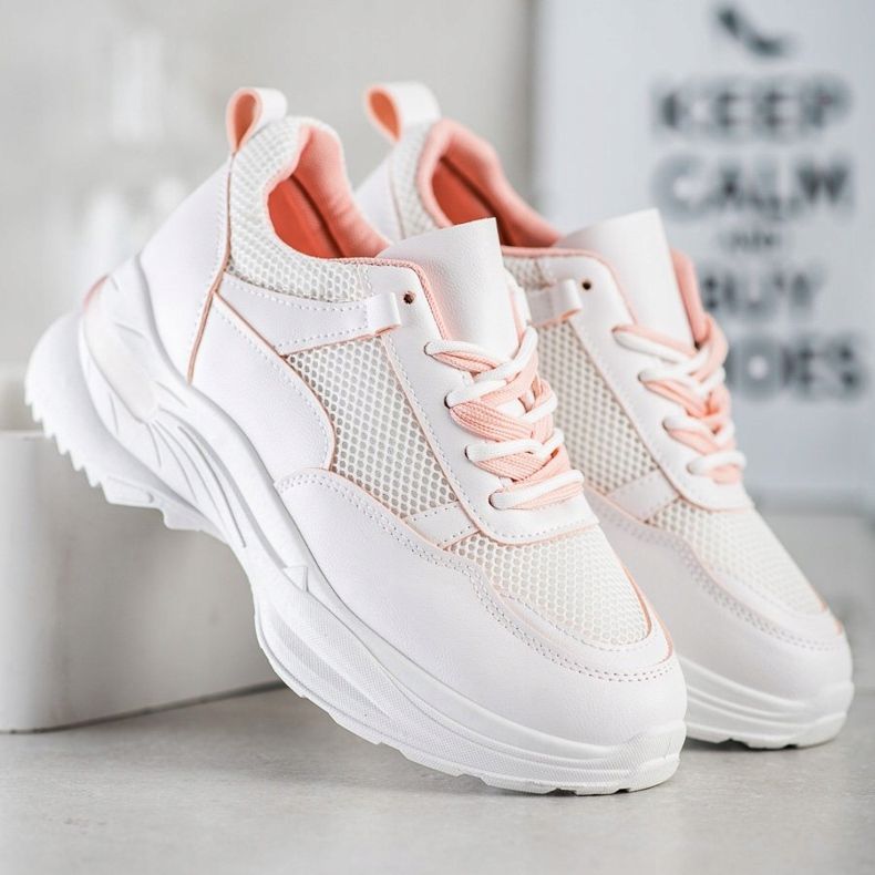 SHELOVET Adidași albi confortabili 2