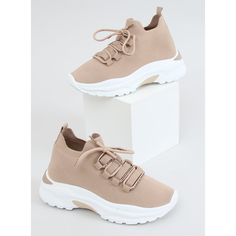 Șosete sport bej V8043-2 Pantofi kaki 1