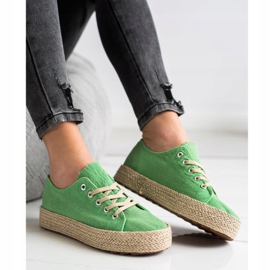 Kylie Espadrile elegante verde 1 Kylie Espadrile elegante verde 1