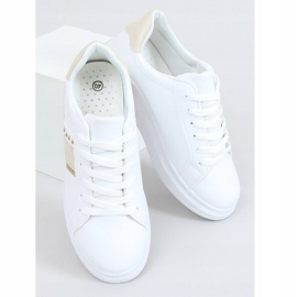 Adidași de damă albi LA129P Bej 1