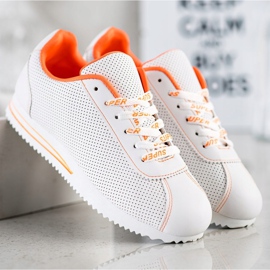 SHELOVET Adidași ajurati Super alb 1