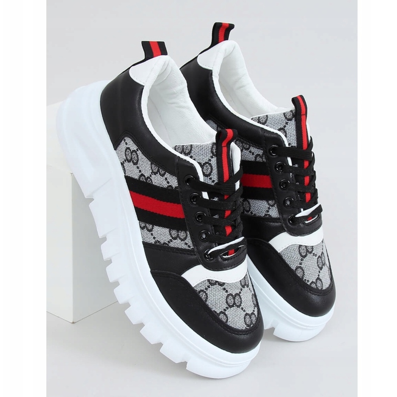 Design pantofi sport negri 205081 Negru multicolor 1 Design pantofi sport negri 205081 Negru multicolor 1