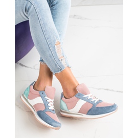 SHELOVET Pantofi sport colorati multicolor 2