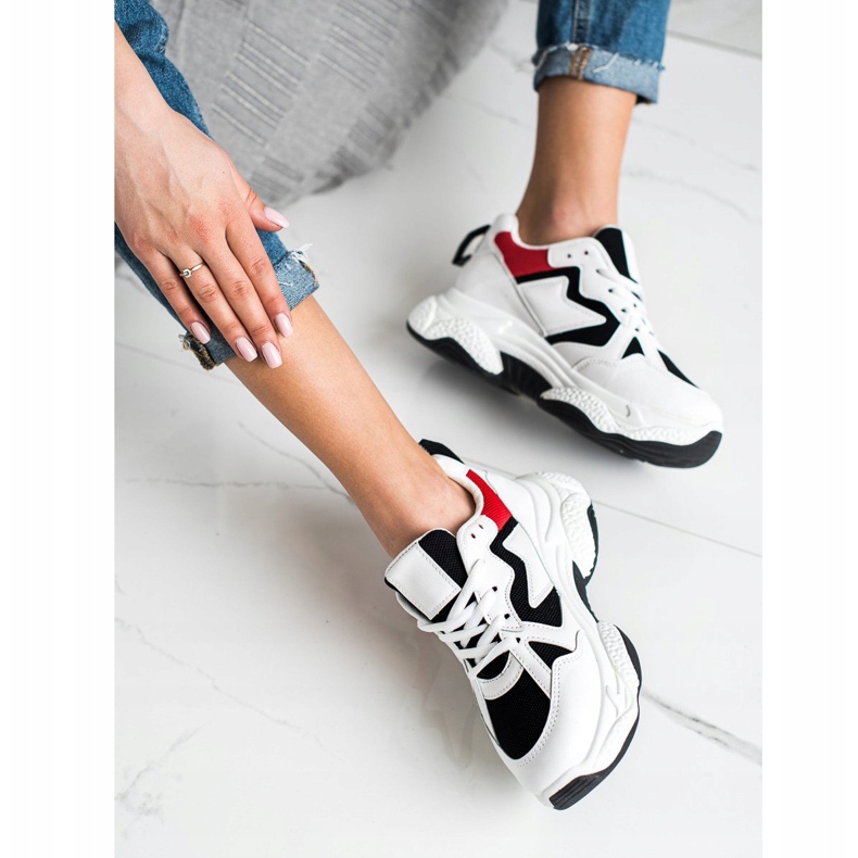 Fashion Adidași confortabili alb multicolor 1