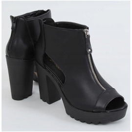 Cizme negre pe platforma decupată negru 9109 Negru 1