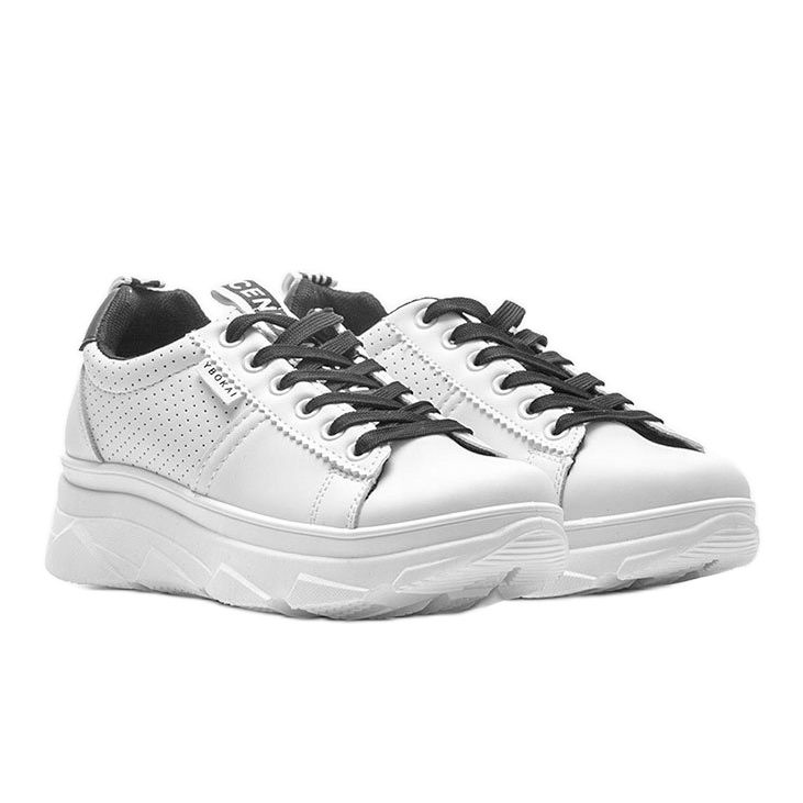 Adidași sport negri și albi BO-529 negru 1 Adidași sport negri și albi BO-529 negru 1