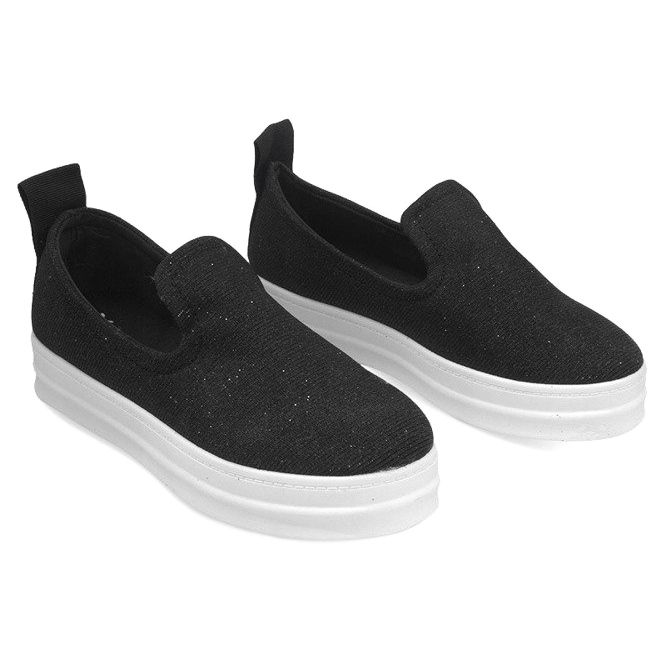 Adidași Slip Slip On negri Love Slip On SK73 negru 1