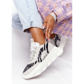 Încălțăminte sport de damă Lu Boo Talpă groasă Gri Taste It! 2