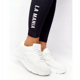 FB2 Adidași pentru femei pe talpă mare, White Delusion alb 1