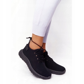 PS1 Încălțăminte sport de damă Slip-on Black Run Away negru 1 PS1 Încălțăminte sport de damă Slip-on Black Run Away negru 1