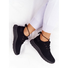 PS1 Încălțăminte sport de damă Slip-on Black Run Away negru 2 PS1 Încălțăminte sport de damă Slip-on Black Run Away negru 2