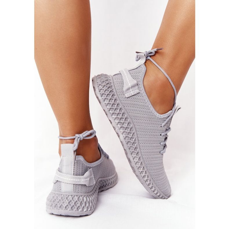 PS1 Încălțăminte sport pentru femei Slip-on Grey Do It gri 2