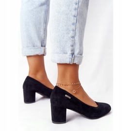 Pompe din piele de căprioară pe o bară neagră Sergio Leone negru 1