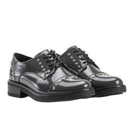 Pantofi cu dantelă gri Kaylyn pentru femei 1