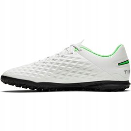 Ghete de fotbal Nike Tiempo Legend 8 Club Tf AT6109 030 alb alb 1