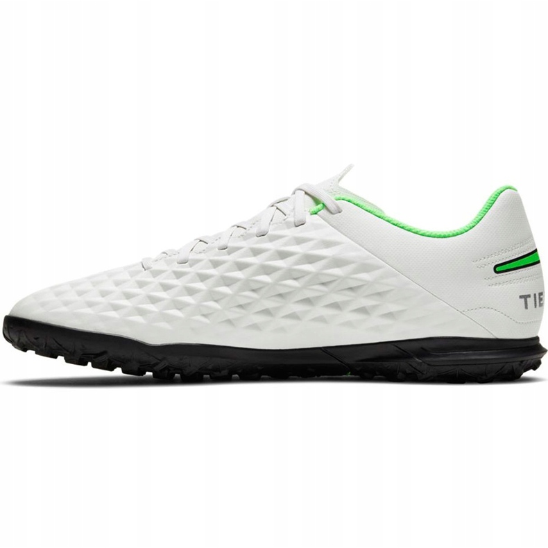 Ghete de fotbal Nike Tiempo Legend 8 Club Tf AT6109 030 alb alb 1
