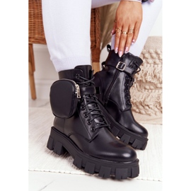 PS1 Cizme muncitoare negre pe platformă Sâmbăta Neagră negru 1