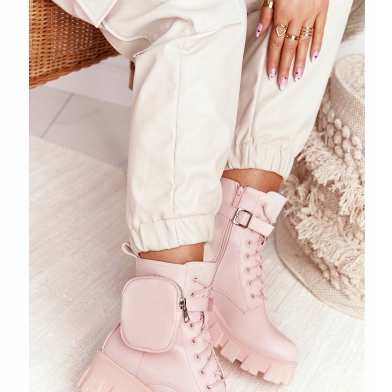 PS1 Platforma Cizme Muncitori Roz Sâmbătă 2