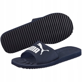 Papuci Puma Purecat alb maro 360262 02 albastru marin 4