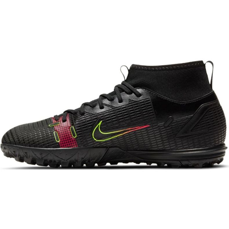 Pantof de fotbal Nike Mercurial Superfly 8 Academy Tf Jr CV0789 090 multicolor negru 2