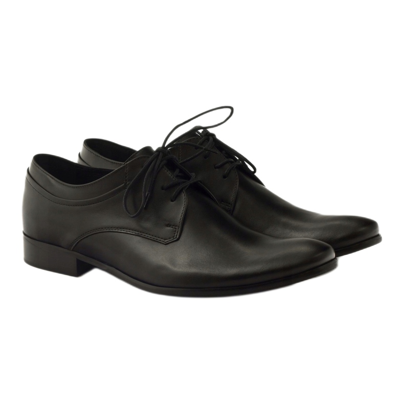 Badura Classic Leather Pantofi Black Formal 7549 negru 4