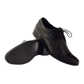 Badura Classic Leather Pantofi Black Formal 7549 negru 3