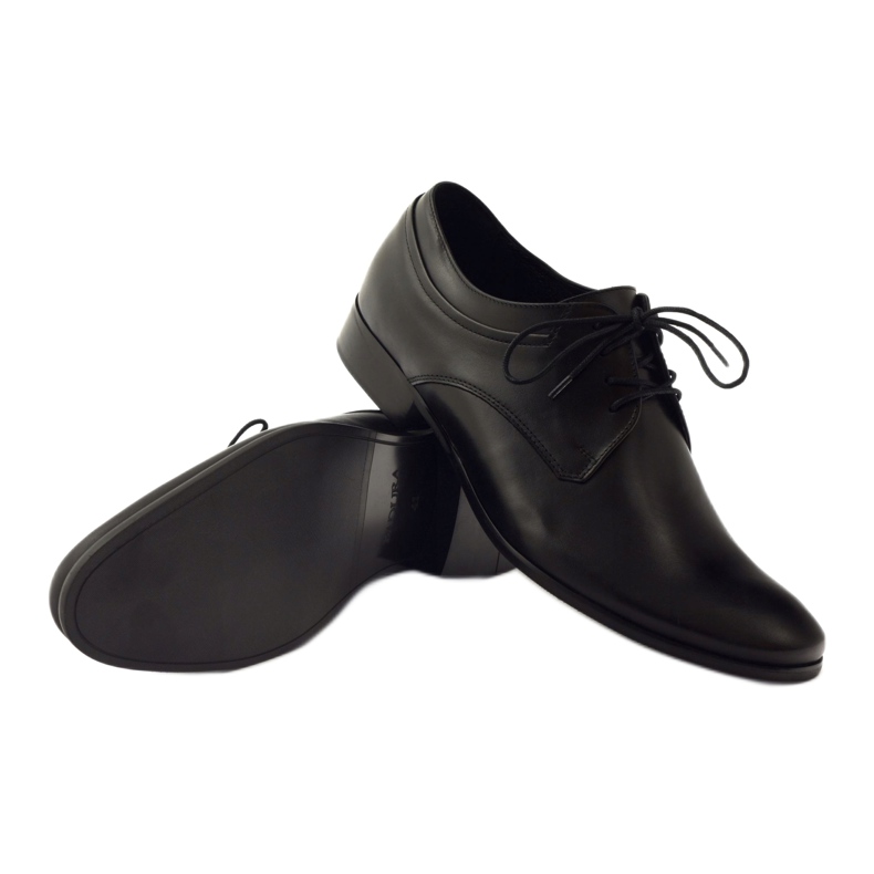Badura Classic Leather Pantofi Black Formal 7549 negru 3