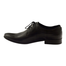 Badura Classic Leather Pantofi Black Formal 7549 negru 2