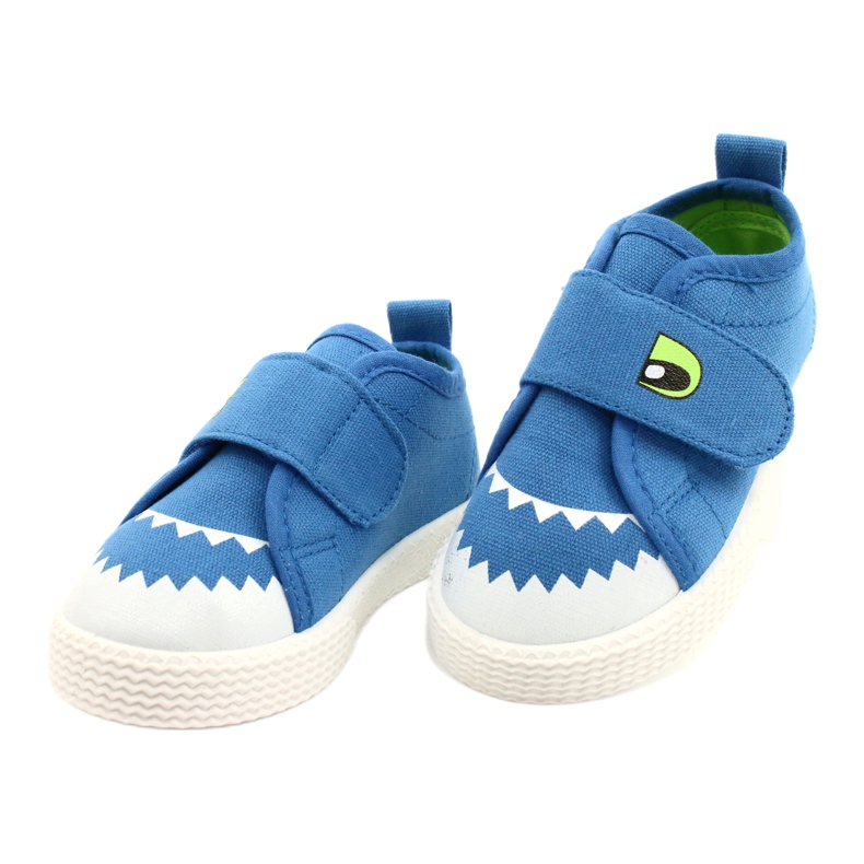 News Velcro pentru copii adidași Crocodil 21DZ26-3923 Blue albastru albastru 2