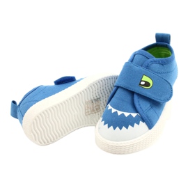 News Velcro pentru copii adidași Crocodil 21DZ26-3923 Blue albastru albastru 3