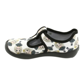 Pantofi pentru copii Befado blanka printesa 115X007 negru ecru 2