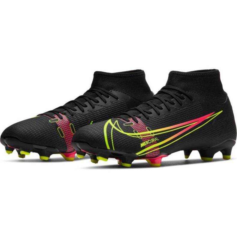 Pantofi de fotbal Nike Mercurial Superfly 8 Academy Mg M CV0843 090 multicolor negru 1