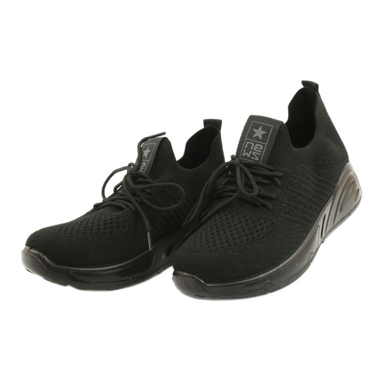 Pantofi sport slip-on Evento 21TX02-3674 negri negru 2 Pantofi sport slip-on Evento 21TX02-3674 negri negru 2