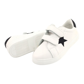 Evento Star News 21DZ26-3932 Tenisi cu velcro, albi 3 Evento Star News 21DZ26-3932 Tenisi cu velcro, albi 3