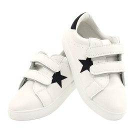 Evento Star News 21DZ26-3932 Tenisi cu velcro, albi 4 Evento Star News 21DZ26-3932 Tenisi cu velcro, albi 4