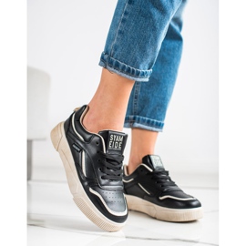 Ax Boxing Pantofi sport negri bej negru 1