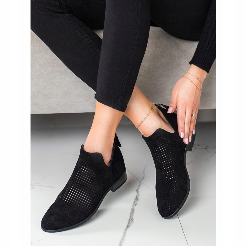 Cizme ajutate de primăvară VINCEZA negru 1