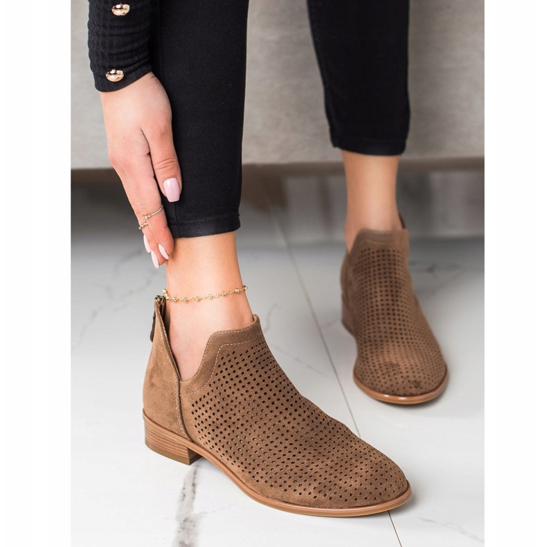 Cizme ajutate de primăvară VINCEZA maro 2