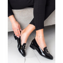 Mocasini negri cu decor VINCEZA negru 1