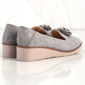 Domni eleganți cu decor VINCEZA gri 2