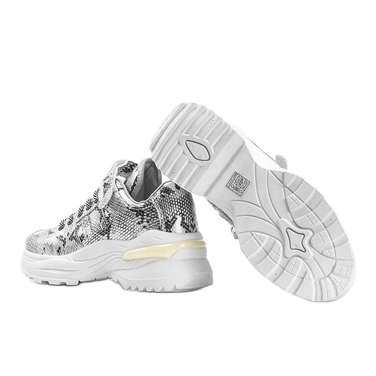 Adidași de șarpe argintii Lollypop 1