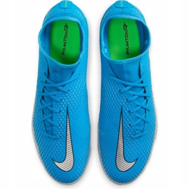 Pantof de fotbal Nike Phantom Gt Academy Df FG / MG CW6667 400 albastru albastru 1