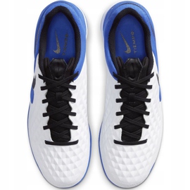 Pantofi de fotbal Nike Tiempo React Legend 8 Pro Ic AT6134 104 albastru alb 1
