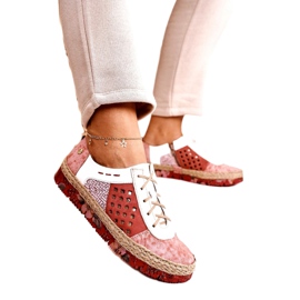 Încălțăminte din piele pentru femei Maciejka Coral 03339-43 bej alb roșu roz 2 Încălțăminte din piele pentru femei Maciejka Coral 03339-43 bej alb roșu roz 2