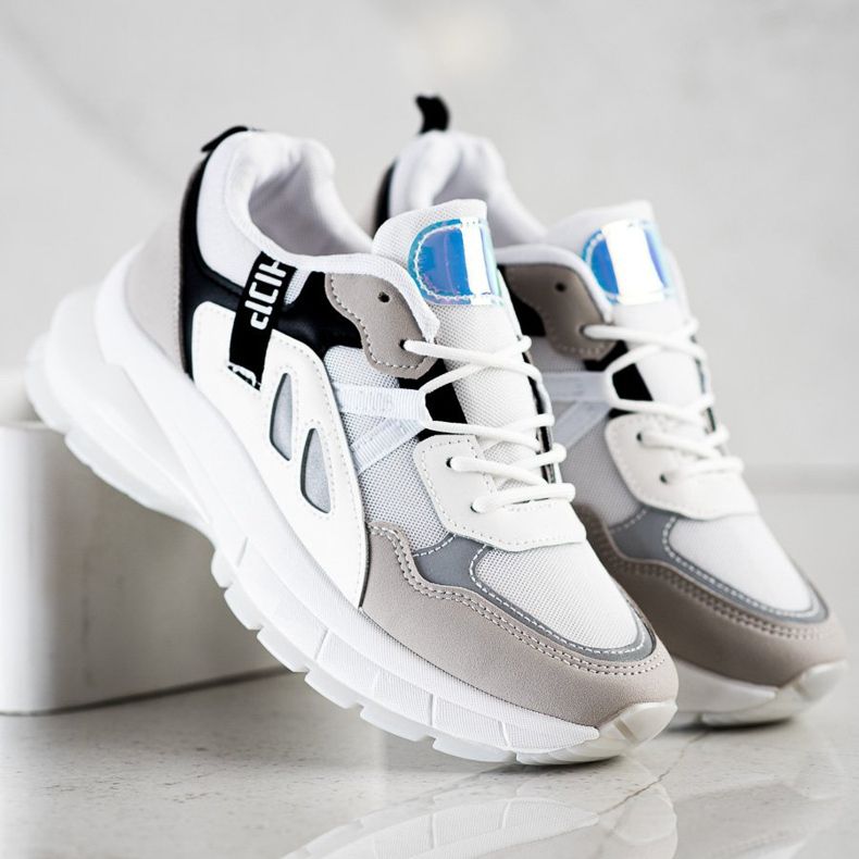 SHELOVET Adidași pe platformă cu plasă multicolor 2