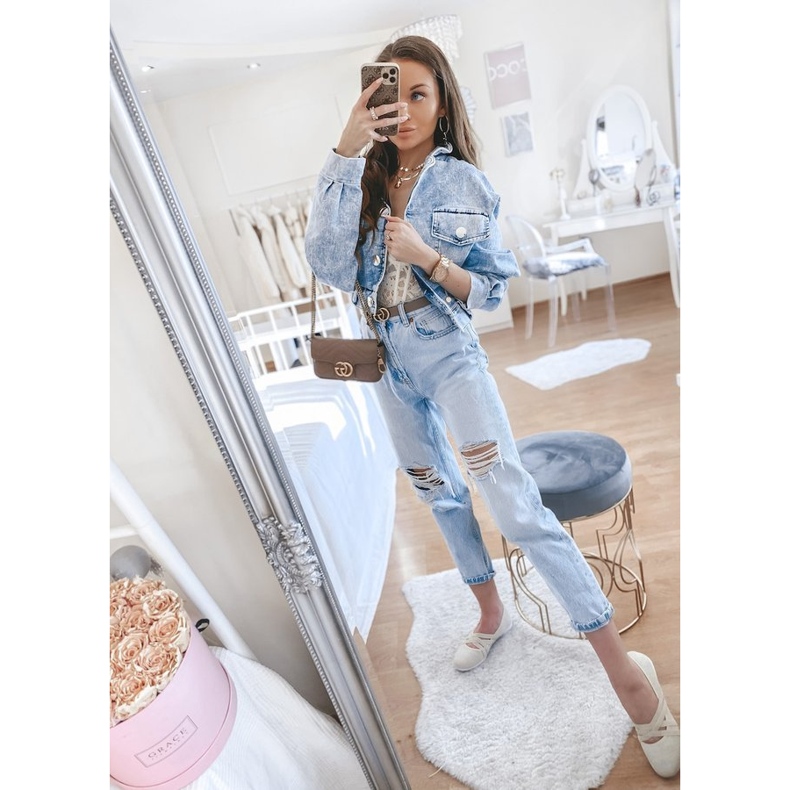 Balerini din material bej bej LD8E07 1